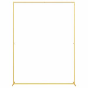 vidaXL Arc de nuntă Auriu 150 x 49,5 x 200 cm Oțel