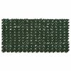 vidaXL Ecran de balcon cu frunze Verde &icirc;nchis 200 x 100 cm