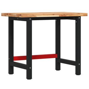 vidaXL Banc de lucru 100x60x83 cm lemn masiv de acacia, dreptunghiular