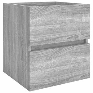 vidaXL Dulap de chiuvetă, sonoma gri, 41x38,5x45 cm, lemn prelucrat
