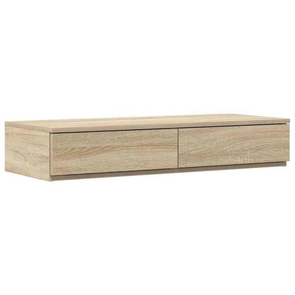 vidaXL Sertare pentru pat cu sertar Stejar Sonoma 90 x 36,5 x 16,5 cm