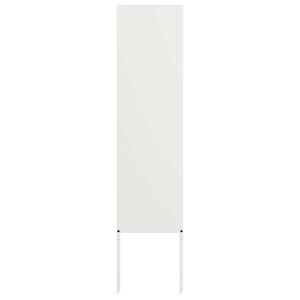 vidaXL Ecran de intimitate pentru grădină Traforaj Alb 32 x 140 cm