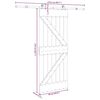 vidaXL Ușă glisantă cu set de feronerie 85x210 cm, lemn masiv de pin