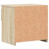 vidaXL Noptiere, 2 buc., stejar Sonoma, 40x30x39 cm, lemn prelucrat