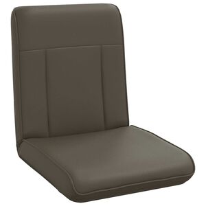 vidaXL Fotoliu reglabil Gri Piele artificială