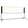 vidaXL Plasă de badminton reglabilă, 300x103x94-158 cm, metal