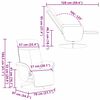 vidaXL Scaun reclinabil cu masaj Gri &icirc;nchis 79 x 87 x 104.5 cm