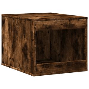 vidaXL Cutie litieră pisici stejar fumuriu 47x59x42 cm lemn prelucrat