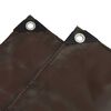 vidaXL Pânză 650g / m² Maro 1,5 x 10 m Pânză cu acoperire PVC