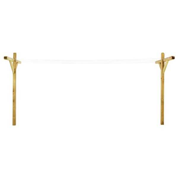 vidaXL Suport uscare rufe, 2 buc., 120x170 cm, lemn de pin tratat