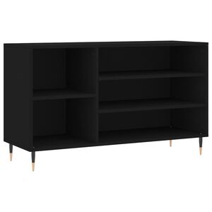 vidaXL Pantofar, negru, 102x36x60 cm, lemn compozit