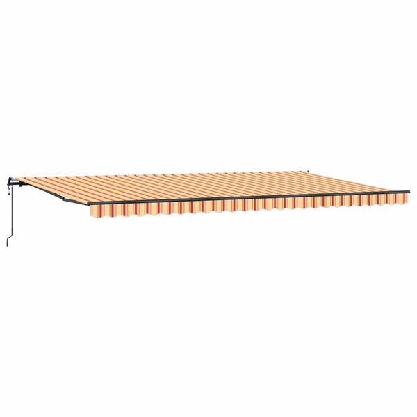 vidaXL Cortina Retractabilă Galben și portocalie 600 × 300 cm