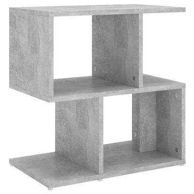 vidaXL Noptieră, gri beton, 50x30x51 cm, PAL