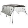 vidaXL Parasolar Bimini 4 arcuri pereți din plasă 243x(185-198)x137 cm