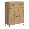 vidaXL Bufet Stejar Artizanal 66 x 34,5 x 90 cm Lemn prelucrat