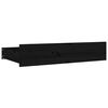 vidaXL Cadru de pat cu sertare King Size, negru, 150x200 cm