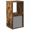 vidaXL Noptieră Stejar fumuriu 30,5 x 27 x 59,5 cm Lemn prelucrat