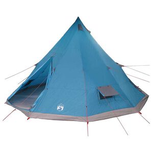 vidaXL Cort Tipi cu acoperiș albastru 560 x 560 x 300 cm tafta