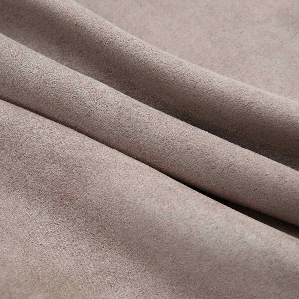 vidaXL Draperii opace cu inele metalice, 2 buc., gri taupe, 140x175 cm