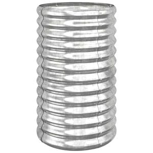 vidaXL Jardinieră argintiu 40x40x68 cm oțel galvanizat
