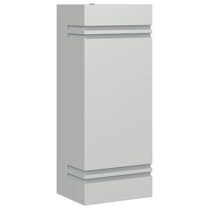 vidaXL Corp de iluminat exterior de perete, argintiu, oțel inoxidabil