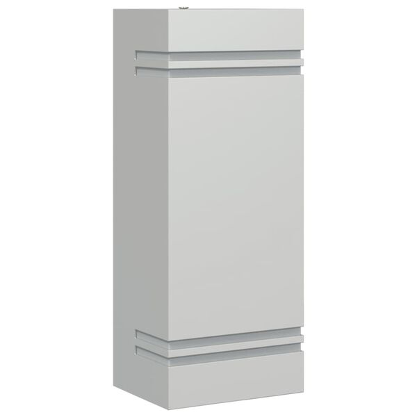 vidaXL Corp de iluminat exterior de perete, argintiu, oțel inoxidabil