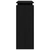 vidaXL Masă de consolă Stejar Negru 80 x 30 x 102 cm Lemn compozit