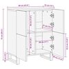 vidaXL Bufet Maro 60 x 33 x 75 cm Lemn masiv de mango