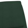 vidaXL Scaun de relaxare, verde închis, material textil