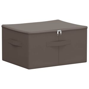 vidaXL Cutie de depozitare Material textil nețesut 43 x 34 x 23 cm Gri
