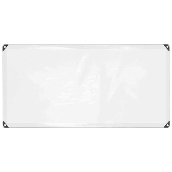 vidaXL &Icirc;mpătură cu ochiuri Transparent 1 x 2 m Polietilenă