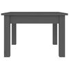 vidaXL Măsuță de cafea, gri, 45x45x30 cm, lemn masiv de pin