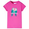 vidaXL Tricou pentru copii, roz &icirc;nchis, 128