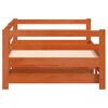 vidaXL Pat de zi cu extensie, maro ceruit, 80x200cm, lemn masiv de pin