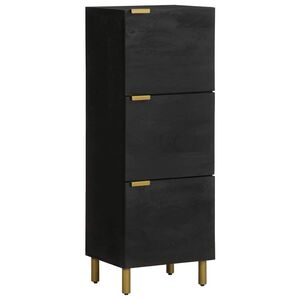 vidaXL Dulap &icirc;nalt, negru, 40x33x110 cm, lemn prelucrat