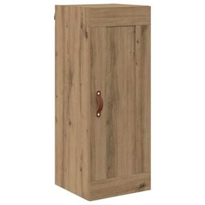 vidaXL Dulap montat pe perete Stejar Artizanal 34,5 x 34 x 90 cm