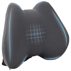 vidaXL Pernă pentru spate Gri Spumă cu Memorie 40 x 32 x 14 cm