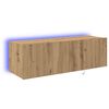 vidaXL Dulap TV de perete 100 x 35 x 31 cm Stejar Artizanal