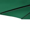 vidaXL Umbrelă soare de grădină st&acirc;lp din lemn verde 225x225x212 cm