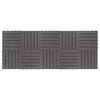 vidaXL Plăci pentru Deck 10 pcs Gri 30 x 30 cm Lemn de Acacia