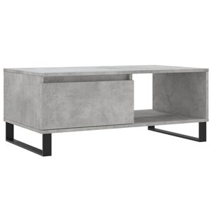vidaXL Măsuță de cafea, gri beton, 90x50x36,5 cm, lemn compozit