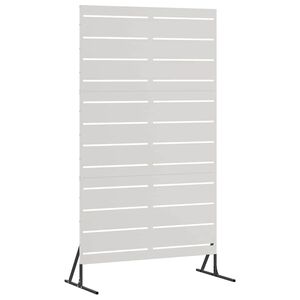 vidaXL Ecran de intimitate 100 x 50 x 180 cm Oţel inoxidabil Argintiu