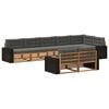 vidaXL Set de canapele de exterior cu pernă 8 pcs Natural și Antracit
