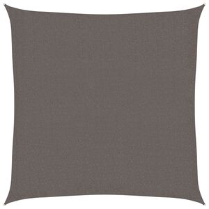 vidaXL Parasolar pătrat din HDPE, 3,6 x 3,6 m, antracit