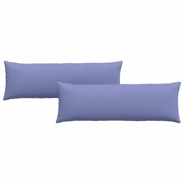 vidaXL Perne pentru canapea 2 pcs albastru 120 x 40 cm țesătură