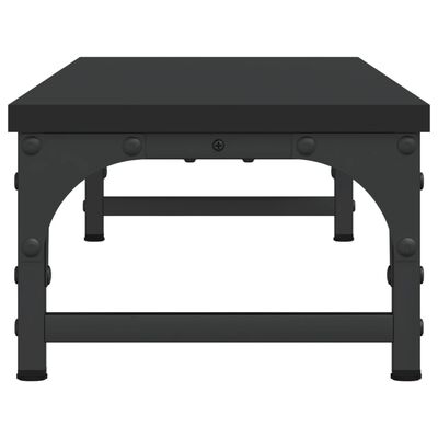 vidaXL Suport pentru monitor, negru, 85x23x15,5 cm, lemn compozit