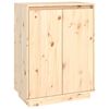 vidaXL Pantofar, 60x35x80 cm, lemn masiv de pin