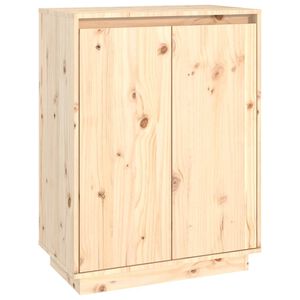 vidaXL Pantofar, 60x35x80 cm, lemn masiv de pin
