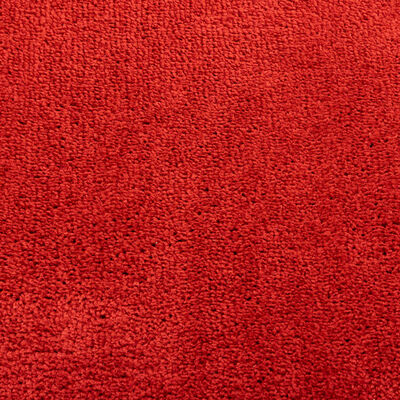 vidaXL Covor „OVIEDO”, fire scurte, roșu, 240x340 cm