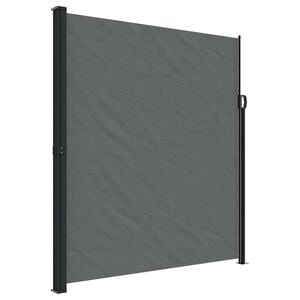 vidaXL Copertina laterală retractabilă, antracit, 220x500 cm